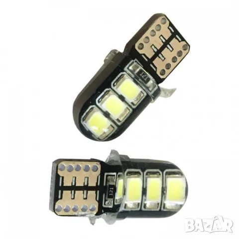 LED крушки 12V 6000K 2 броя за габарити, снимка 2 - Аксесоари и консумативи - 55865015