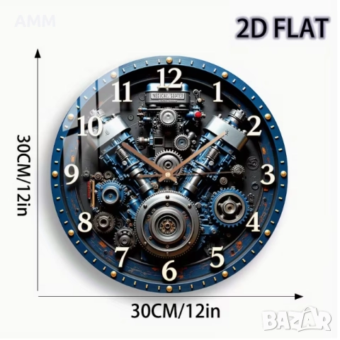 Стенен часовник , снимка 2 - Стенни часовници - 52770881