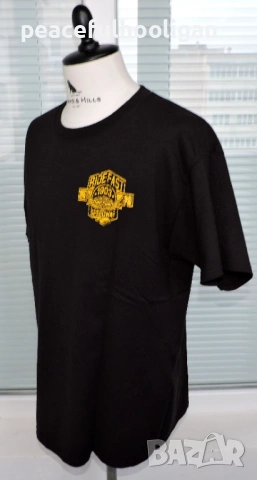 Harley Davidson RICHCO CHIANG MAI THAILAND Mens Black Motorcycle Biker T-Shirt Rare Size L, снимка 6 - Тениски - 53393410