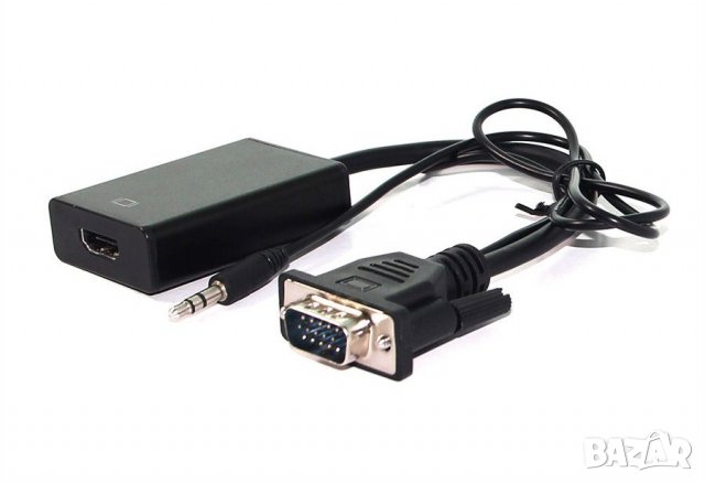 КОНВЕРТОР  АДАПТЕР  от VGA  към HDMI , снимка 1 - Кабели и адаптери - 33856185