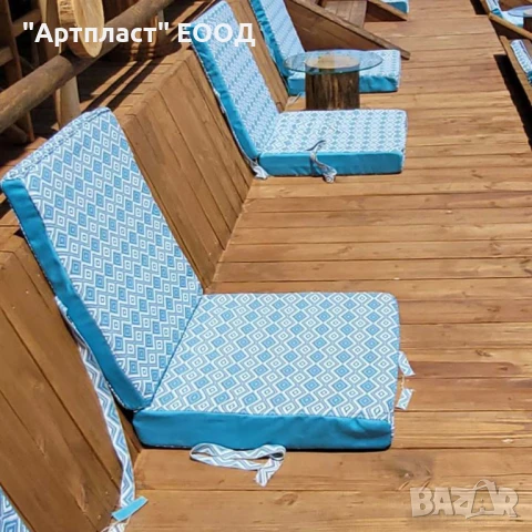 Възглавница за стол с гръб Алекс, снимка 2 - Градински мебели, декорация  - 50902374