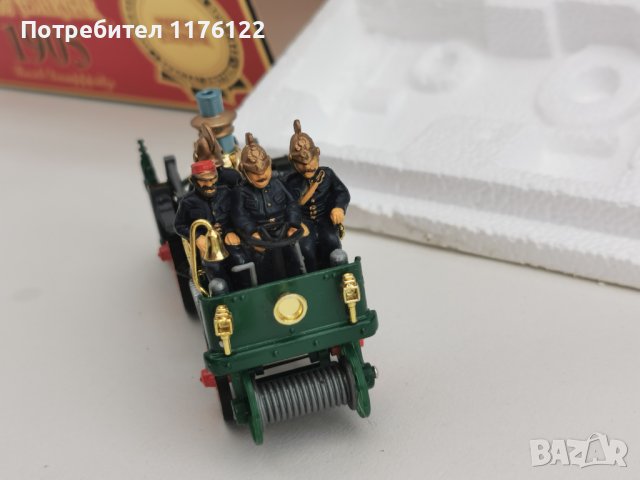 Matchbox MOY YS-43 1905 Busch Self Propelled Fire Engine Мачбокс Пожарна Кола Олдтаймер, снимка 12 - Колекции - 41524945