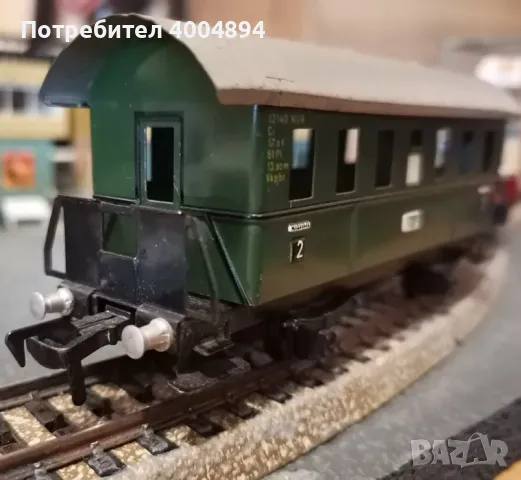 Запазено и действащо колекционерско електрическо влакче Marklin 3, снимка 6 - Колекции - 48810525