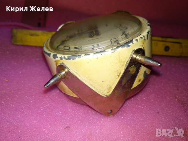 ARADORA GERM MVT Стар ЧЕШКИ КОЛЕКЦИОНЕРСКИ БУДИЛНИК с НЕМСКИ МЕХАНИЗЪМ РЯДЪК ЧАСОВНИК АРАДОРА 26476, снимка 7 - Антикварни и старинни предмети - 44548913