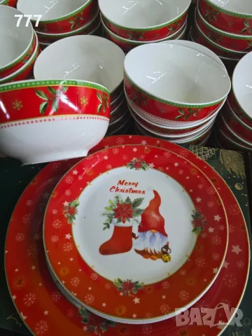 коледни чинии и купи , снимка 2 - Чинии - 48181845