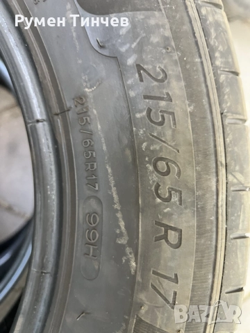 4бр всесезонни гуми 215-65-17, снимка 5 - Гуми и джанти - 55908032