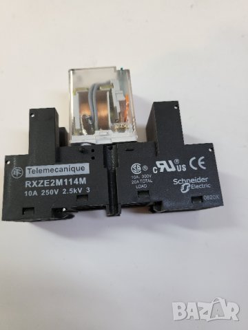 Марково Австрийско индустриално Реле Tele haase RM 024LD 24 волта право , 6 ампера  - 4 н.о позлата