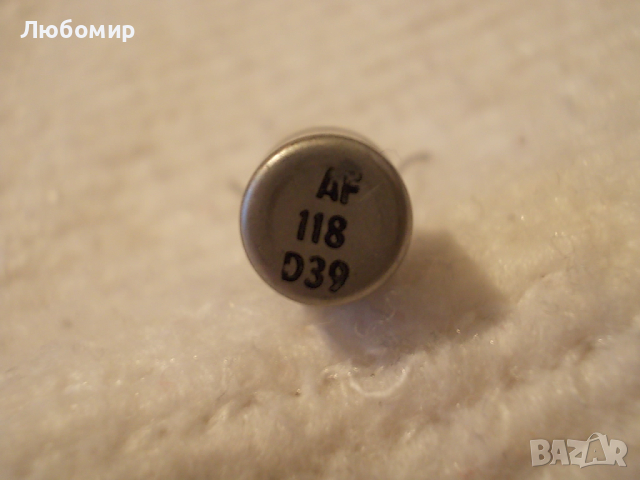 Германиев транзистор AF118 MULLARD, снимка 2 - Друга електроника - 44699250