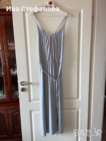 Нова спортно елегантна сива еластична рокля трико за маратонки и сникърси , снимка 8 - Рокли - 41352038
