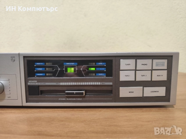 Продавам транзисторен стерео усилвател Philips 70FA144/00, снимка 7 - Ресийвъри, усилватели, смесителни пултове - 52541032