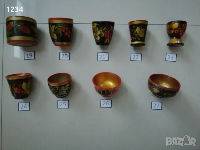 Чаши хохлома, снимка 3 - Други стоки за дома - 49173566
