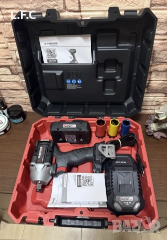 Ударен гайковерт Parkside Performance 1/2" PPDSSA 20-Li B2 - гаранция 5 г., снимка 3 - Други инструменти - 55169484