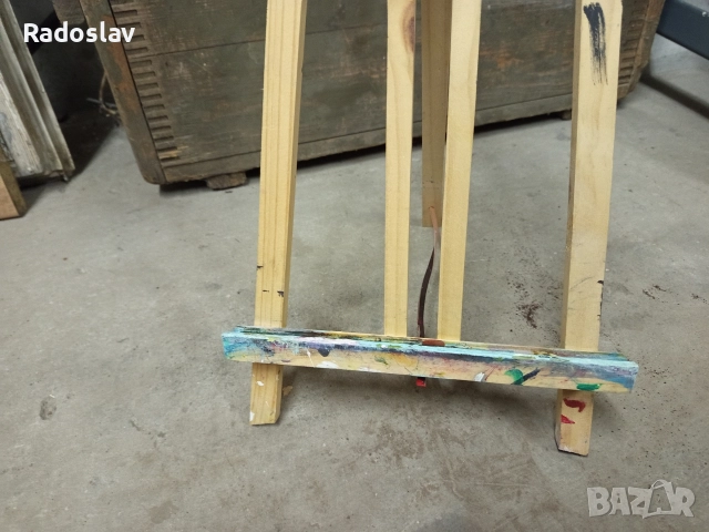 Статив за рисуване, дървен, височина 30 , 40 см, , снимка 6 - Други стоки за дома - 52805123