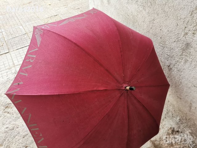 Оригинален винтидж чадър Armani, снимка 5 - Други ценни предмети - 41360592