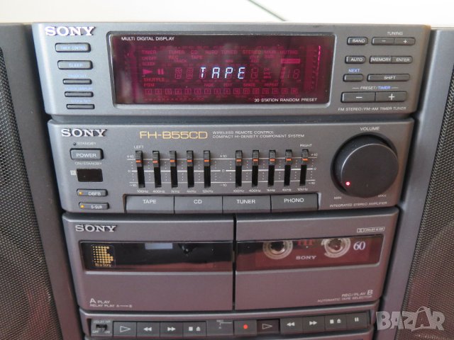 SONY FH-B55CD LIMITED EDITION ,Sony HCD-H55,дистанционно, снимка 5 - Радиокасетофони, транзистори - 41001567