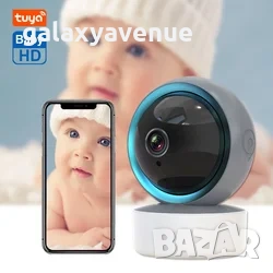 SUNISEE 8MP 2.4G Wifi Мини вътрешна охранителна камера Tuya APP, снимка 6 - HD камери - 53412545