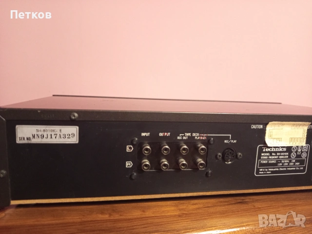Equalizer Technics  SH - 8010 K, снимка 2 - Еквалайзери - 53310464