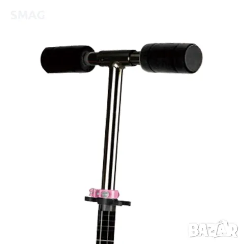 Алуминиева Тротинетка черна  с розови колела S_1239558, снимка 2 - Други - 48569637