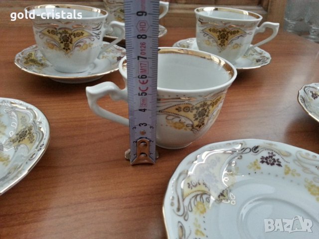 Стар български порцелан чаши за кафе, снимка 3 - Антикварни и старинни предмети - 35963593