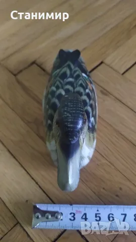 Дървена патица, снимка 3 - Статуетки - 48367373