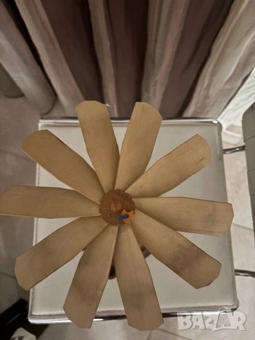 Винтидж свещник-въртележка, ръчна изработка, снимка 3 - Антикварни и старинни предмети - 53519912