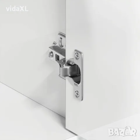 vidaXL Бюфет, бял гланц, 88x30x70 см, инженерно дърво, снимка 9 - Бюфети - 56147756