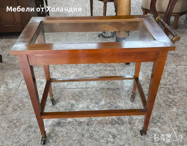 количка за сервиране от масив, снимка 2 - Маси - 53209217