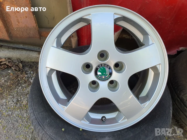 Джанти за Шкода 5x100x6J14ет43, снимка 2 - Гуми и джанти - 50556317