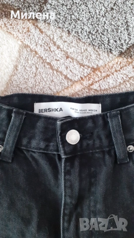 Къси дънки Bershka размер XS, снимка 3 - Къси панталони и бермуди - 53642083