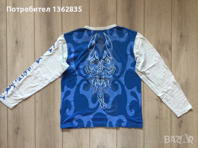 оригинална сърфистка синя фланела блуза на FANATIC размер XL