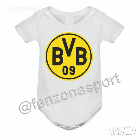 Боди на Борусия Дортмунд, снимка 3 - Бодита за бебе - 50335915