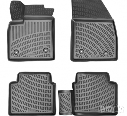 Гумени стелки RizLine за Renault Talisman 2015-2020, снимка 1