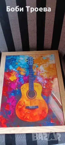 Модерен Креативен Музикален Дизайн С Дъга,, снимка 5 - Картини - 50304168