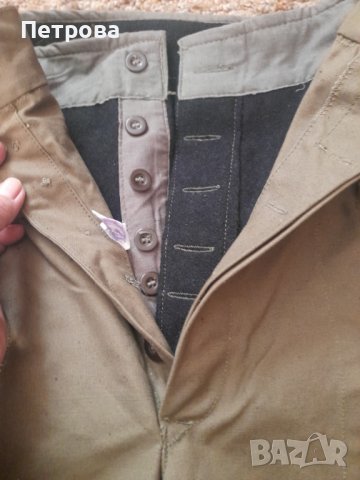 Военен брезентов зимен панталон с вълнена подплата, снимка 3 - Други ценни предмети - 41282342