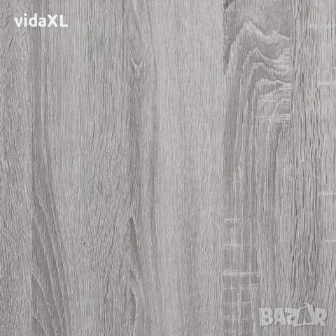 vidaXL Сайдборд, сив сонома, 100x35x75 см, инженерно дърво, снимка 10 - Бюфети - 56148173