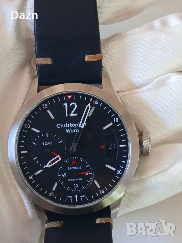 Пилотски Christopher Ward C8 Power Reserve Limited Edition. Бартер, снимка 5 - Мъжки - 55747629