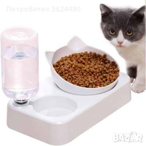 Купичка за храна с диспенсър за вода, снимка 3 - Други стоки за дома - 40351442