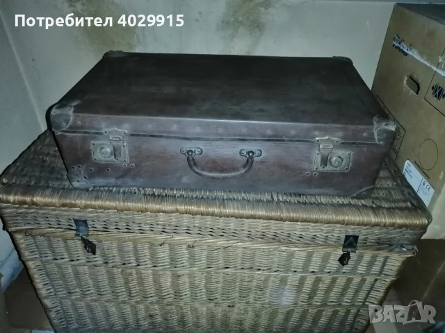 Ратанова ракла и стар куфар, снимка 4 - Ракли - 51591444