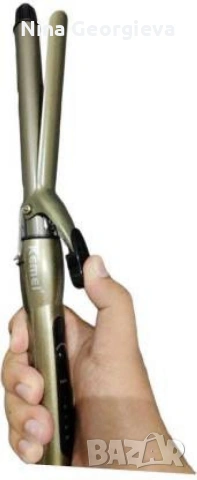 Стилна маша за коса с керамично покритие Kemei KM-9942, снимка 4 - Преси за коса - 53284592