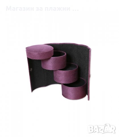 КОКЕТНА КУТИЯ ЗА БИЖУТА, ЦИЛИНДЪР НА ТРИ НИВА - код 1937, снимка 7 - Други - 33969497