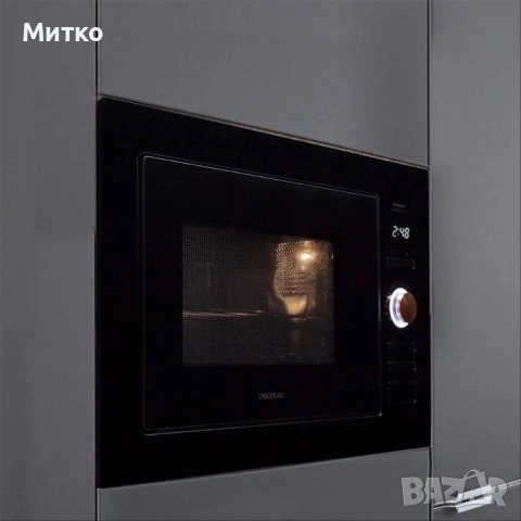Микровълнова фурна Cecotec за вграждане GrandHeat 2590, вградена, BlackRose. 900 W, вградена, 25 лит, снимка 3 - Микровълнови - 53217856