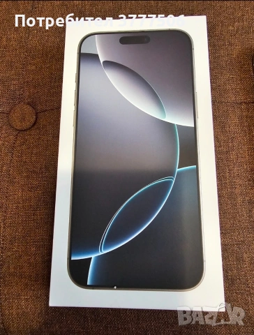Iphone 16 pro max White 256 GB нов, снимка 2 - Apple iPhone - 53706415