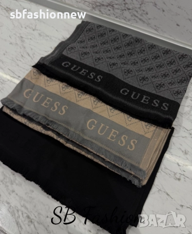 Guess шал кашмир и коприна, снимка 2 - Шалове - 52820781