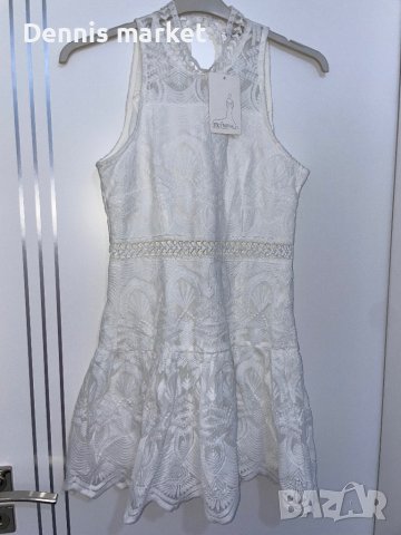 Нежна Дантелена Дамска Рокля! НОВА!, снимка 3 - Рокли - 41837674