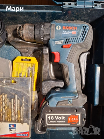 Bosch GSB 18v 55 винтоверт , снимка 3 - Винтоверти - 53316945