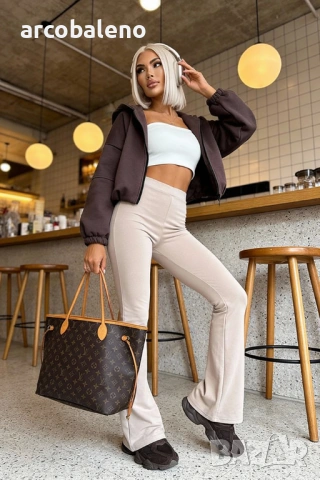 Дамски оформящи разкроени панталони Dream Fit Regular, 2цвята , снимка 2 - Панталони - 53758440