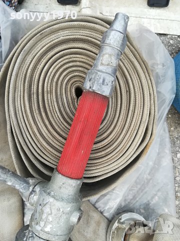 ПОЖАРЕН МАРКУЧ СЪС СТРУЙНИК 0804231736, снимка 6 - Антикварни и старинни предмети - 40302565