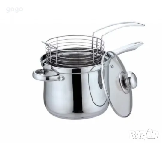 Тенджера с кошница за пържене, Bohmann, снимка 3 - Съдове за готвене - 49496446