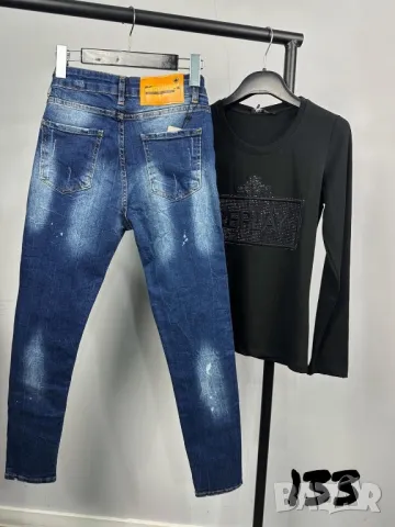 Dsquared дамски дънки КОД 133, снимка 4 - Дънки - 49471687