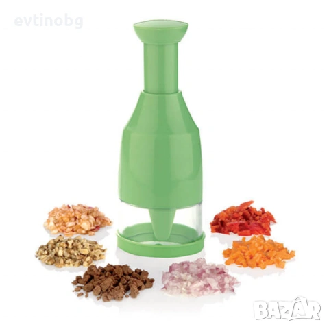 Професионален чопър за ситно рязане на лук и подправки – компактен дизайн, снимка 7 - Кухненски роботи - 53870603